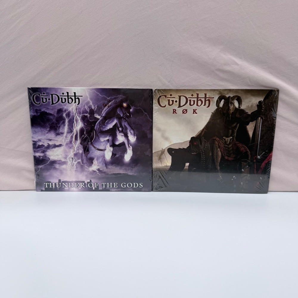 Cu Dubh Thunder of the Gods and ROK CD Bundle Tribal Bagpipe Drums Norse Folk
